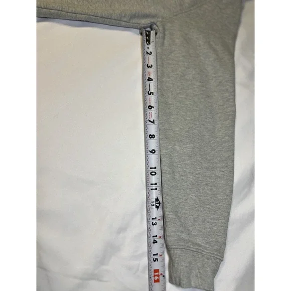 Vineyard Vines Sweater  Kids XL (18) Gray & Blue 1/4 Zip Pullover Preppy Casual - Picture 9 of 12